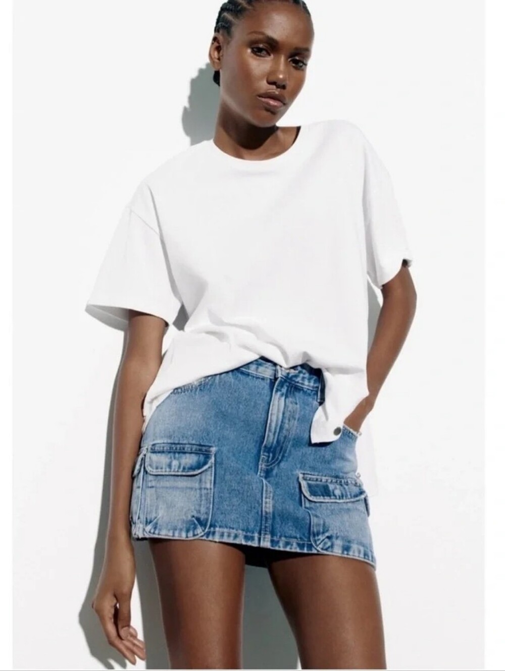 Zara Denim Skirt 28